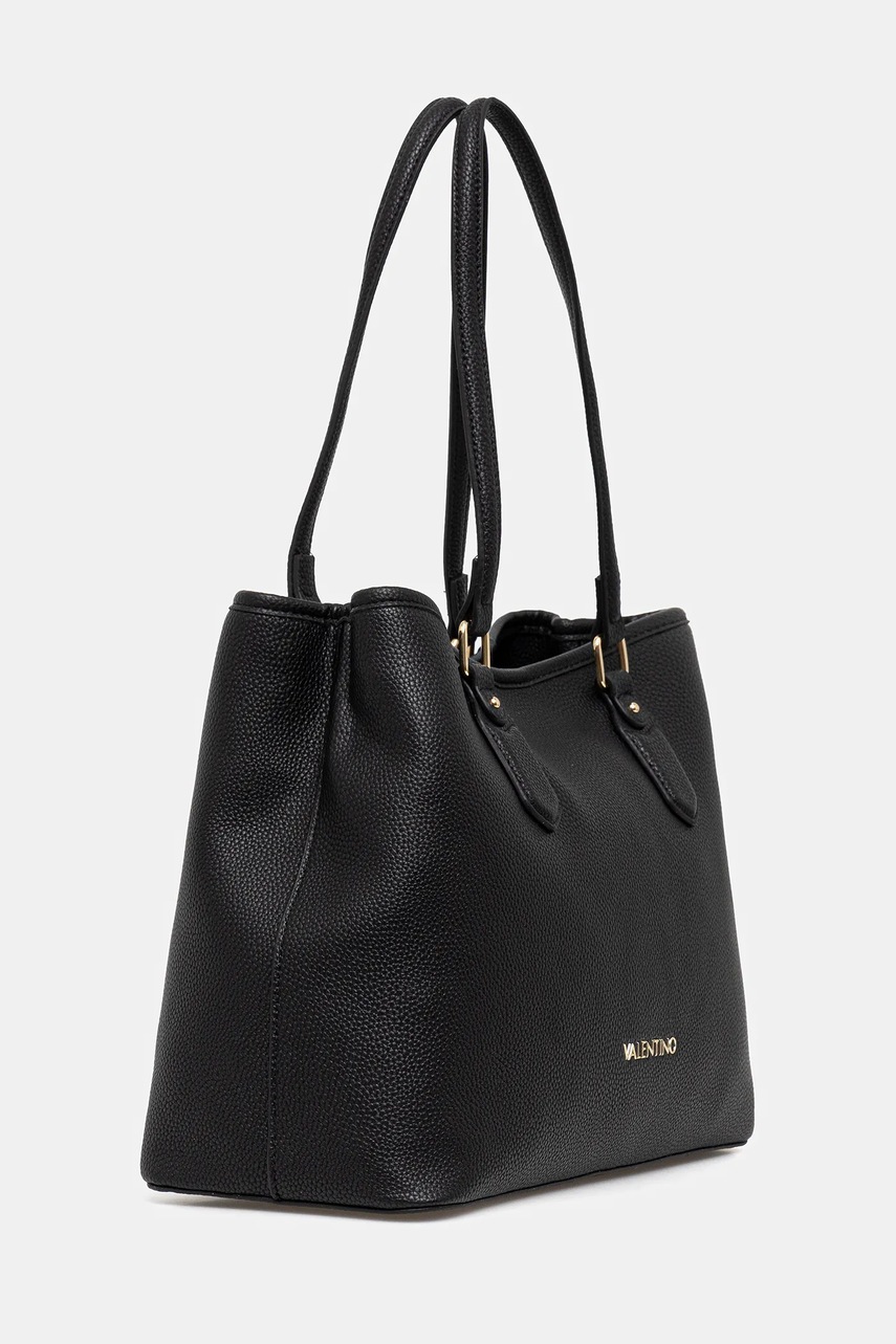 Τσάντα Valentino Bags χρώμα: μαύρο, VBS7LX01 φωτογραφία