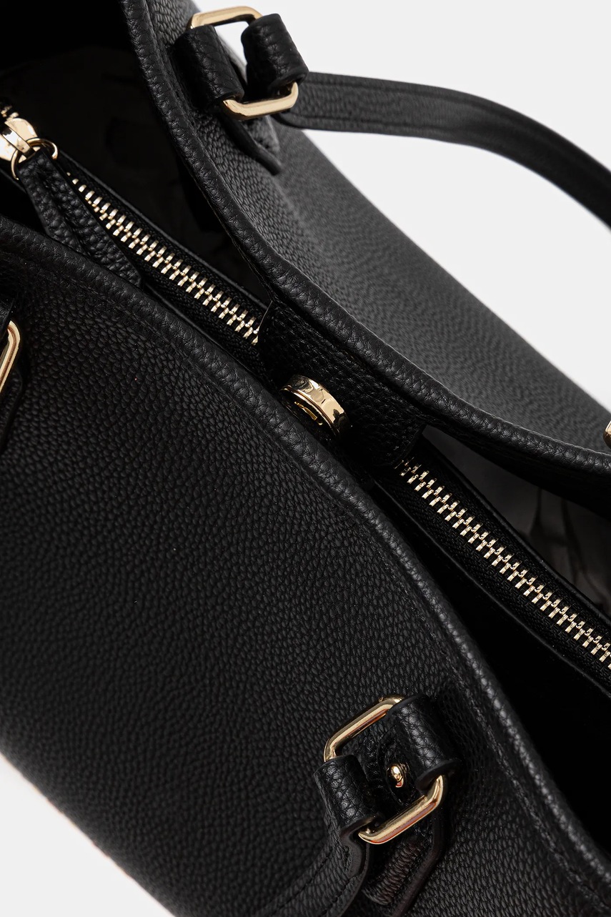 Τσάντα Valentino Bags χρώμα: μαύρο, VBS7LX01 φωτογραφία