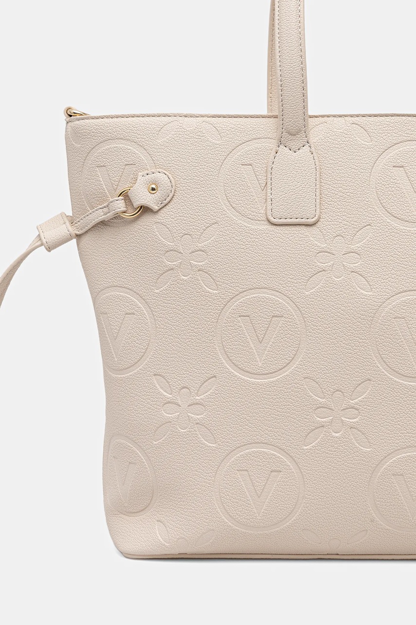 Τσάντα Valentino Bags SAMBA RE χρώμα: μπεζ, VBS8ZG01 φωτογραφία