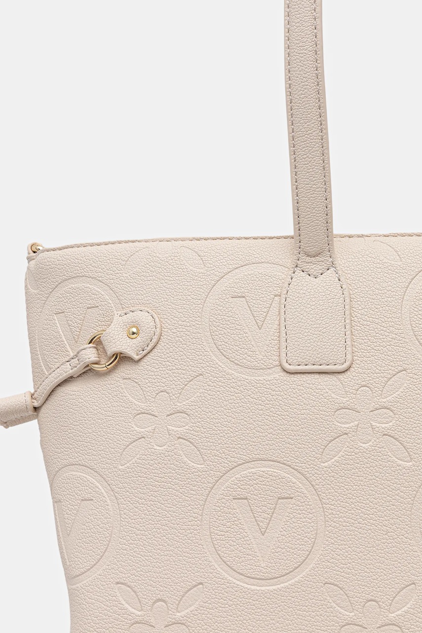 Τσάντα Valentino Bags SAMBA RE χρώμα: μπεζ, VBS8ZG01 φωτογραφία
