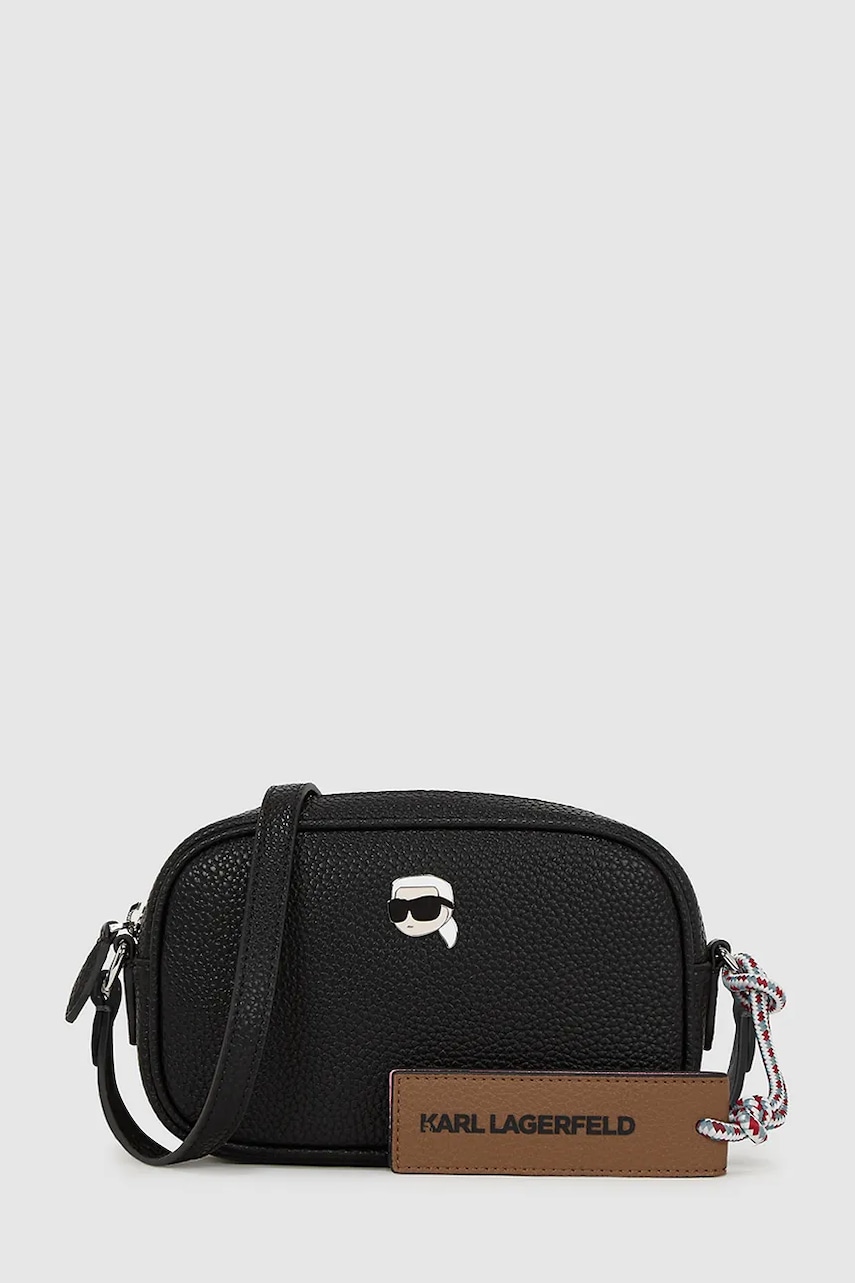 Karl Lagerfeld poșetă culoarea negru, A4W30248