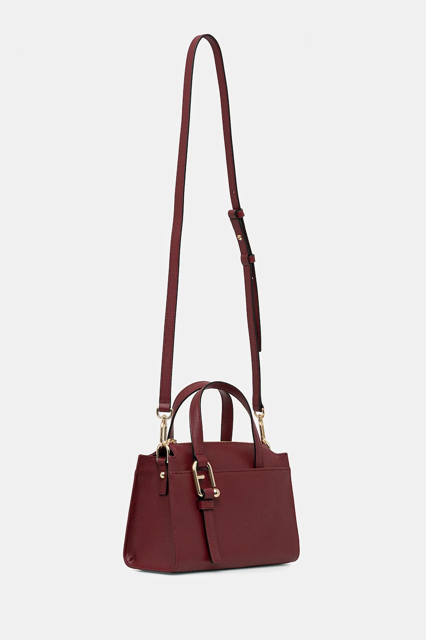 Кожаная сумочка Furla цвет бордовый WB01337.BX2045.0053S Кожаная сумочка Furla цвет бордовый WB01337.BX2045.0053S