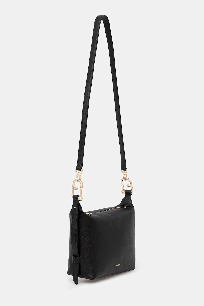 Кожаная сумочка Furla цвет чёрный WE00831.BX2045.O6000 Кожаная сумочка Furla цвет чёрный WE00831.BX2045.O6000