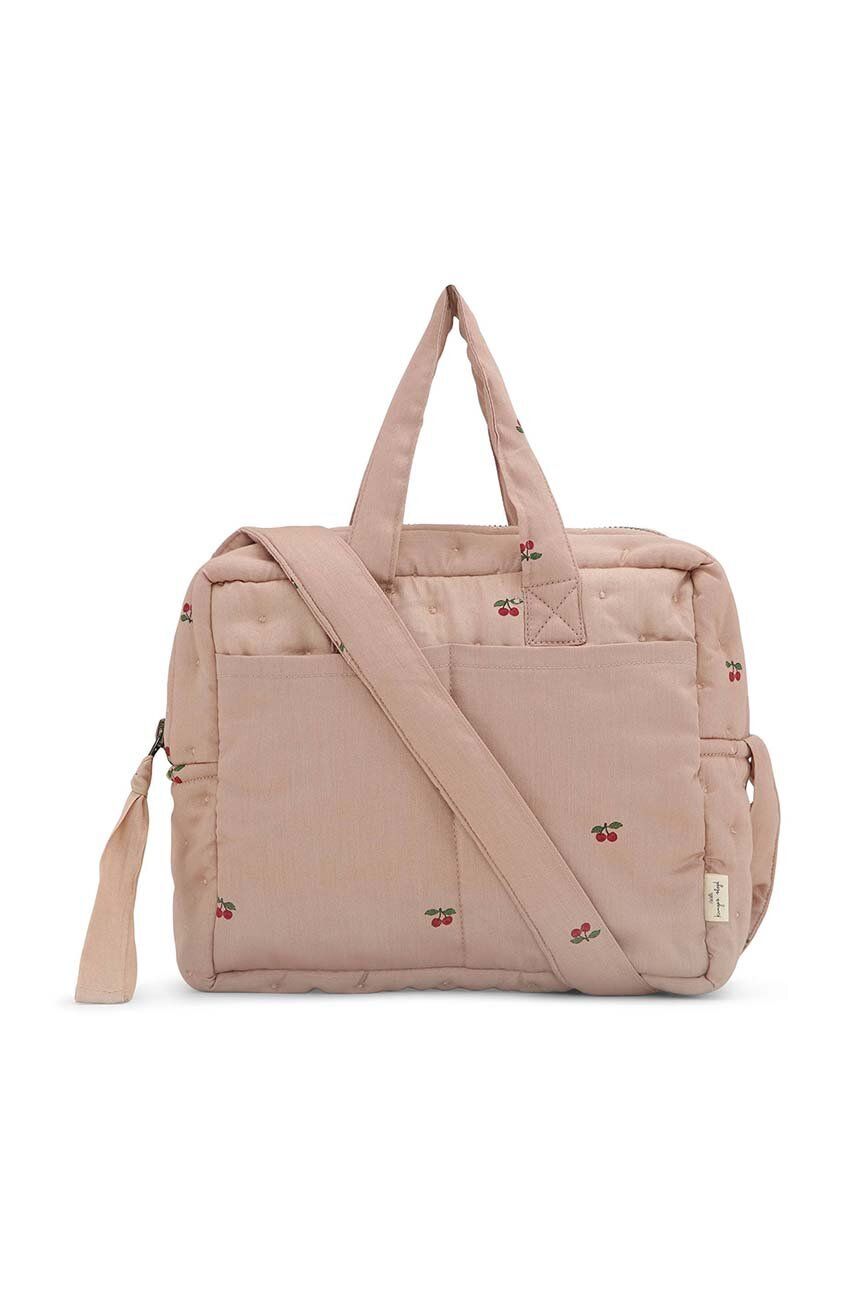 Konges Sløjd geanta pentru căruciorul de păpuși culoarea roz