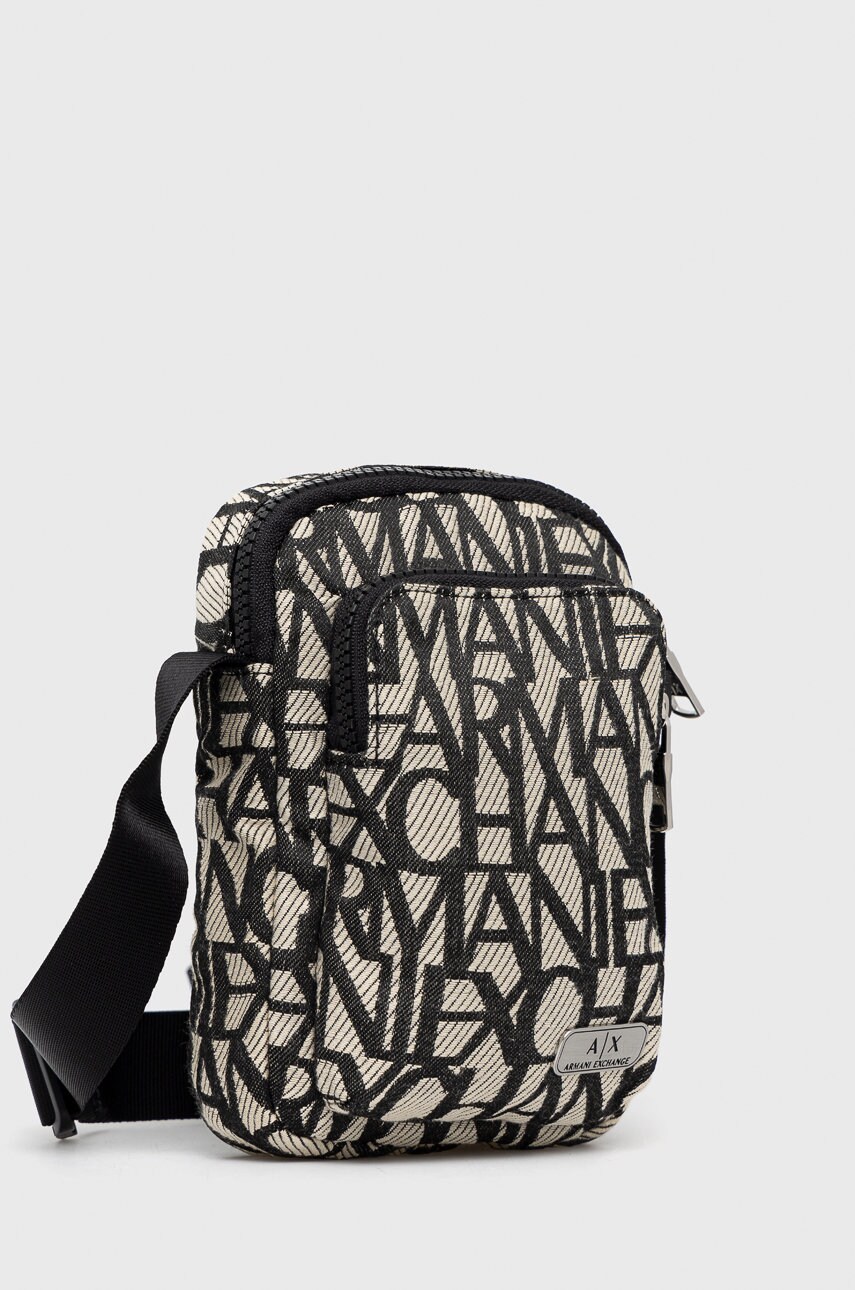 

Сумка Armani Exchange колір бежевий