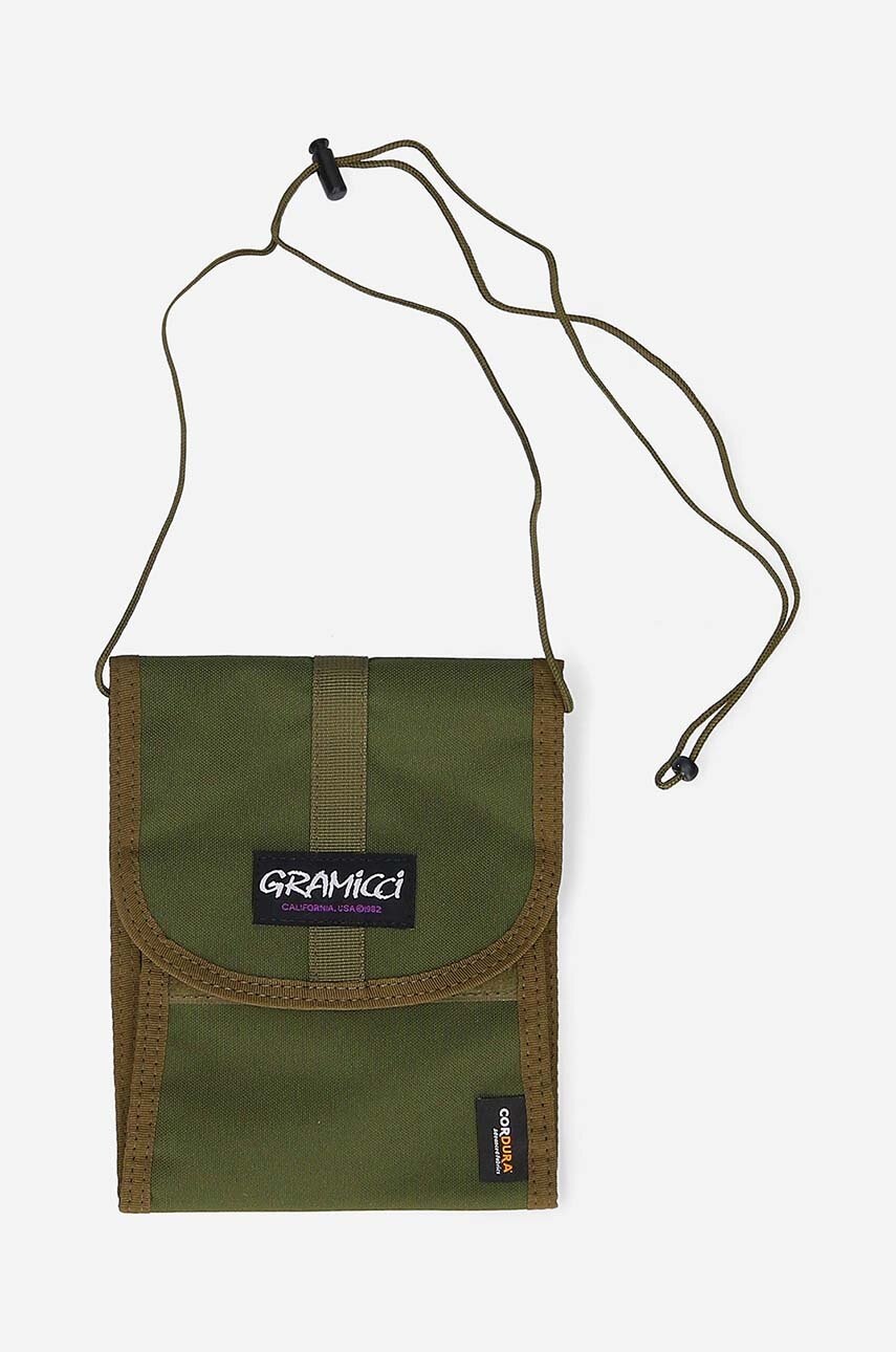 Gramicci borsetă Cordura Neck Pouch culoarea verde G3SB.085-beige