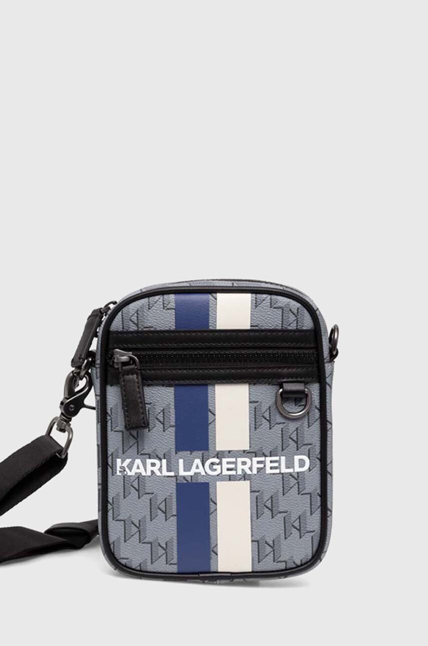 Karl Lagerfeld borseta culoarea gri