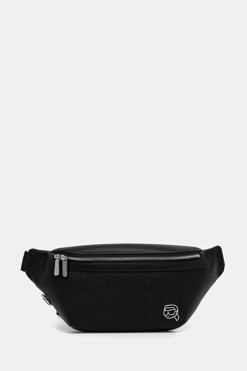 Karl Lagerfeld borseta K/ICON culoarea negru, A3M30170