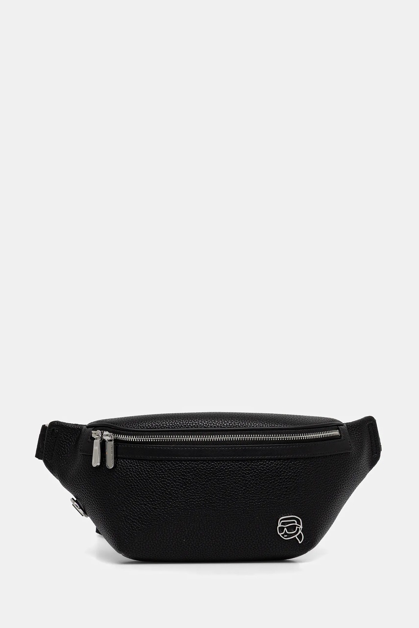 Karl Lagerfeld borsetă K/ICON culoarea negru, A3M30170