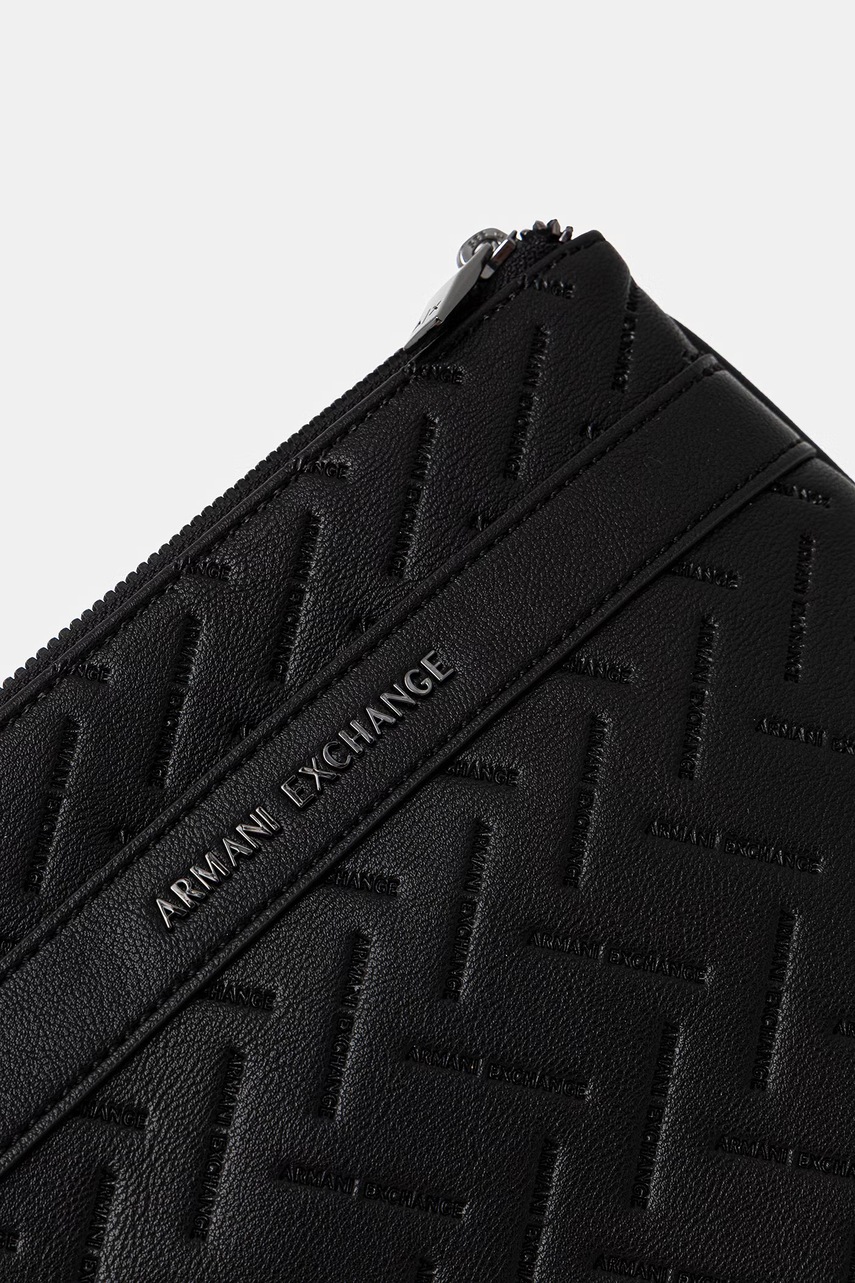 Armani Exchange taštička pánská z imitace kůže (obrázek 4)