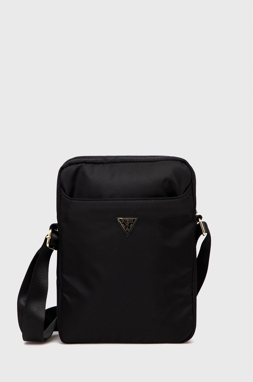

Чанта за таблет Guess в черно, Черен