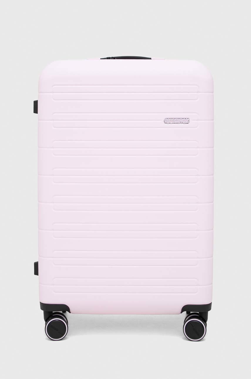 American Tourister valiza culoarea roz