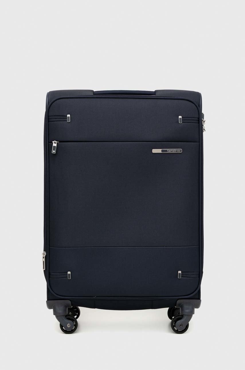 Samsonite valiza culoarea albastru marin