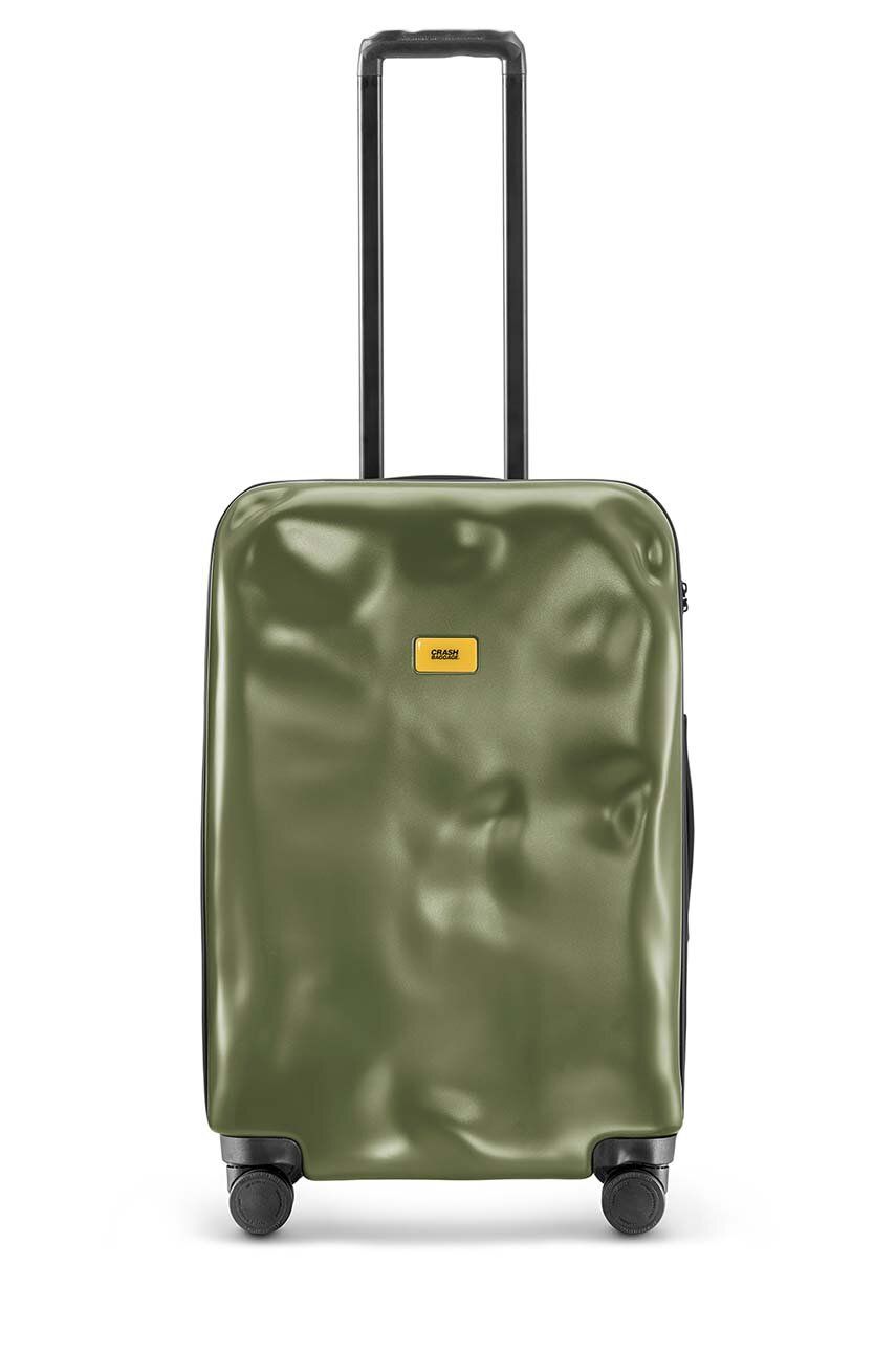 Levně Kufr Crash Baggage ICON Medium Size zelená barva, CB162