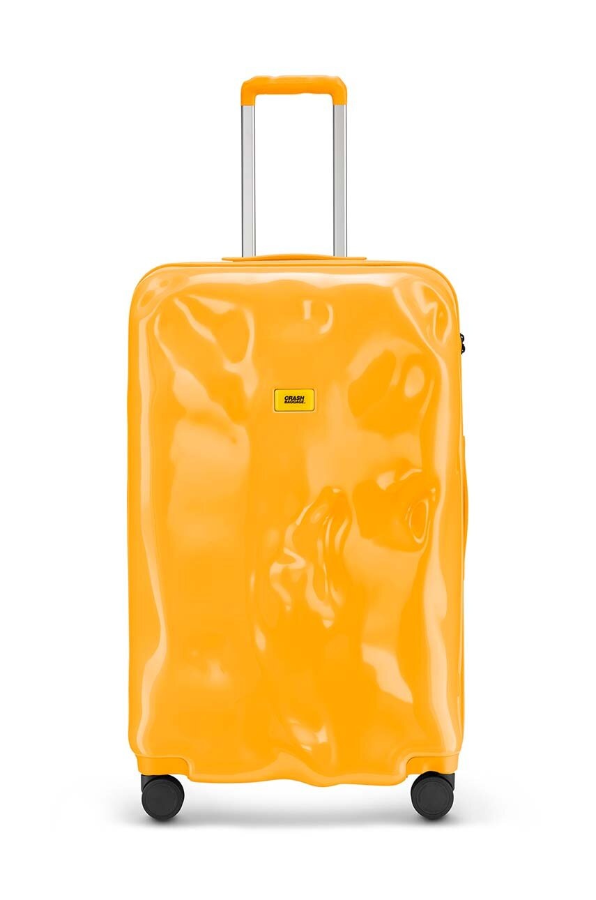 

Куфар Crash Baggage TONE ON TONE в лилаво, Жълт