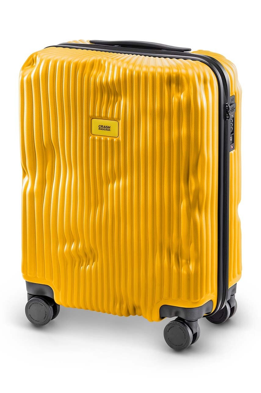 Βαλίτσα Crash Baggage STRIPE Small Size χρώμα: κίτρινο CB151 φωτογραφία