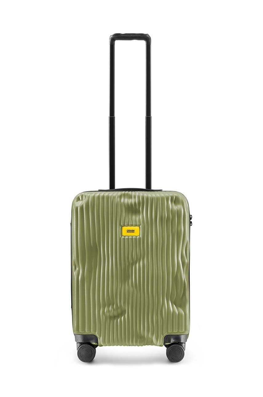 Crash Baggage valiză STRIPE Small size 55x40x22 cm culoarea negru, CB151