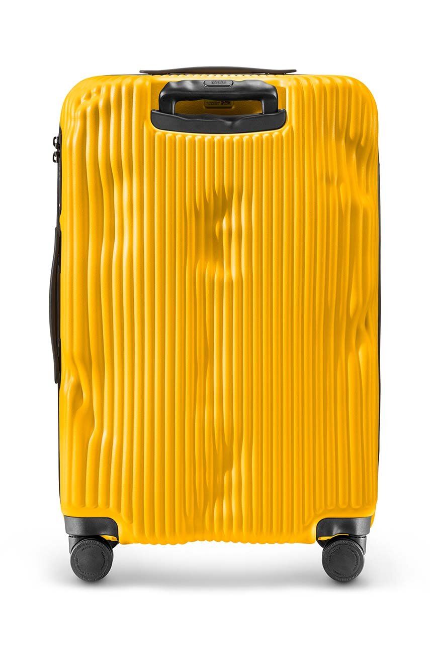 Crash Baggage Valiza STRIPE Medium Size Culoarea Galben