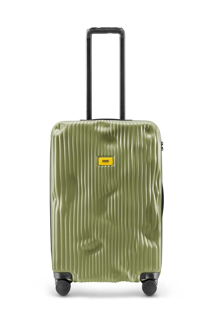 Crash Baggage valiza STRIPE culoarea galben, CB152