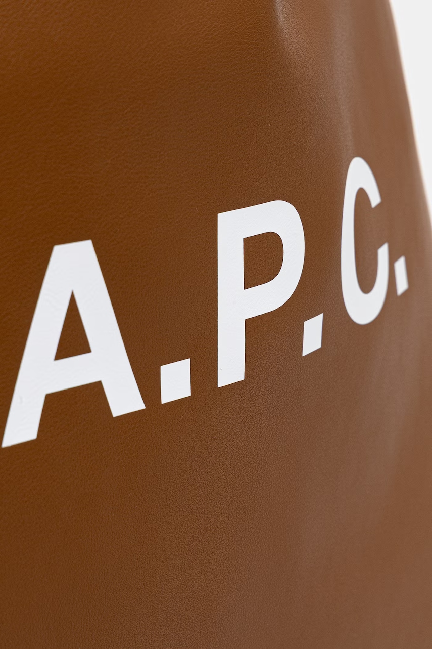 A.P.C. taška z imitácie kože tote ninon