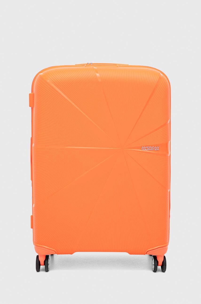 American Tourister valiză culoarea portocalie