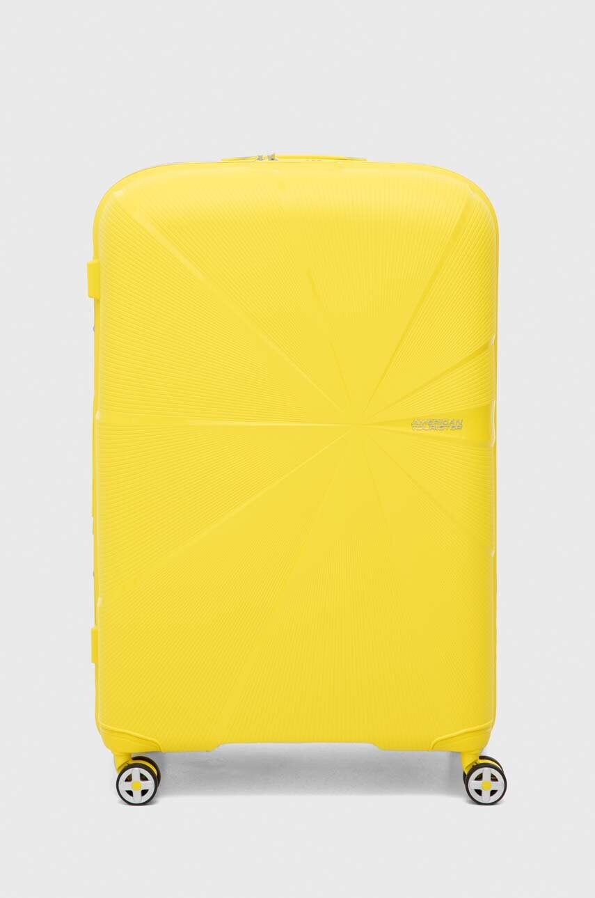 

Валіза American Tourister колір жовтий