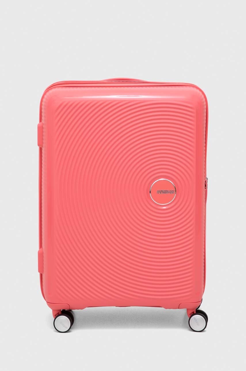 

Чемодан American Tourister цвет розовый