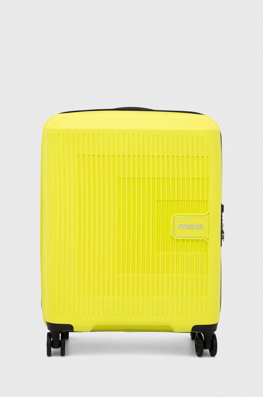 American Tourister valiză culoarea verde