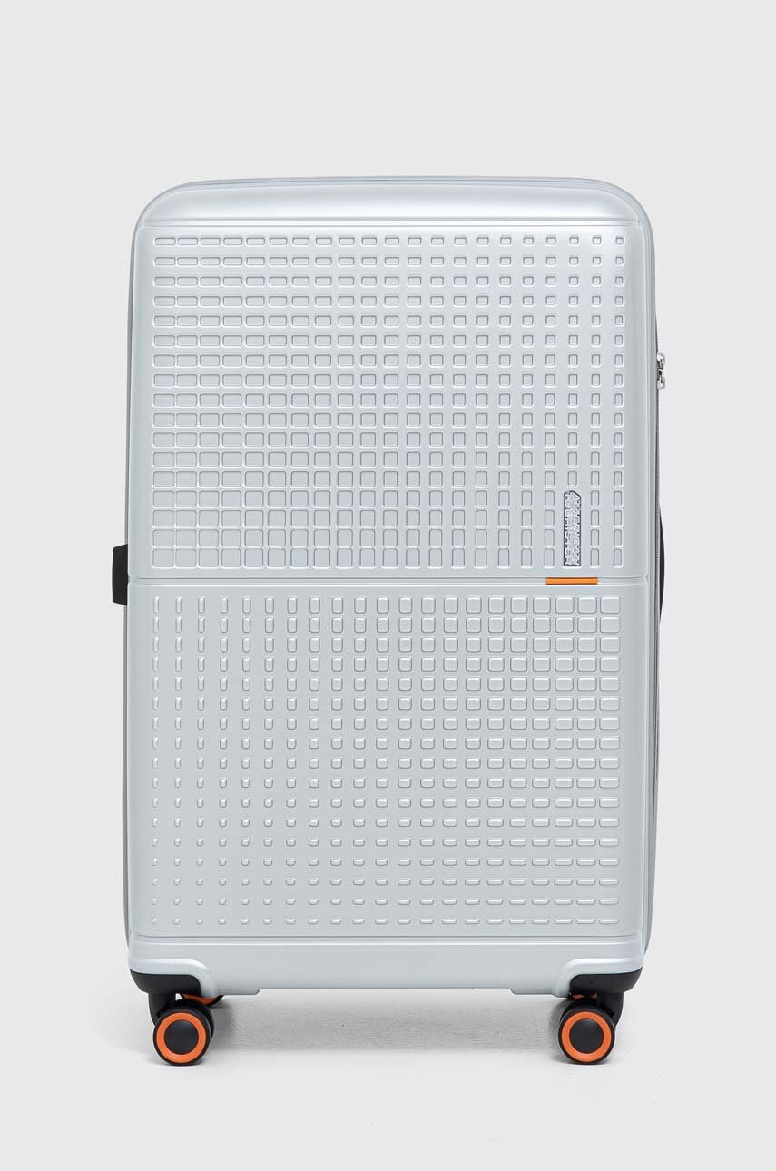 

Валіза American Tourister колір срібний