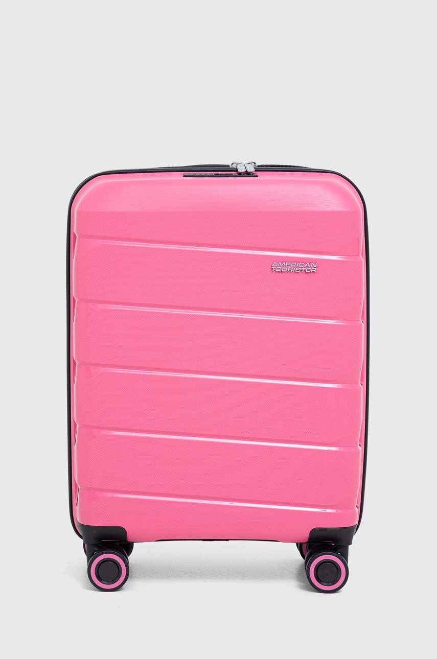American Tourister valiza culoarea roz