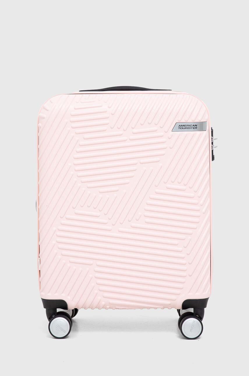 

Валіза American Tourister x Disney колір рожевий