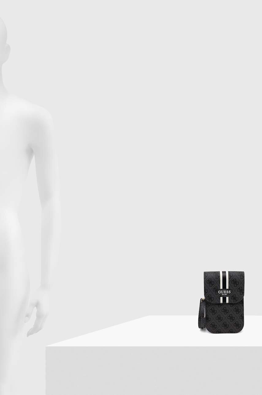 Чохол для телефону Guess колір сірий 