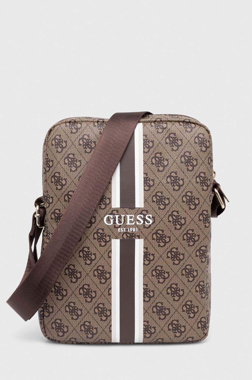 

Чанта през рамо Guess Torba na tablet в кафяво, Кафяв