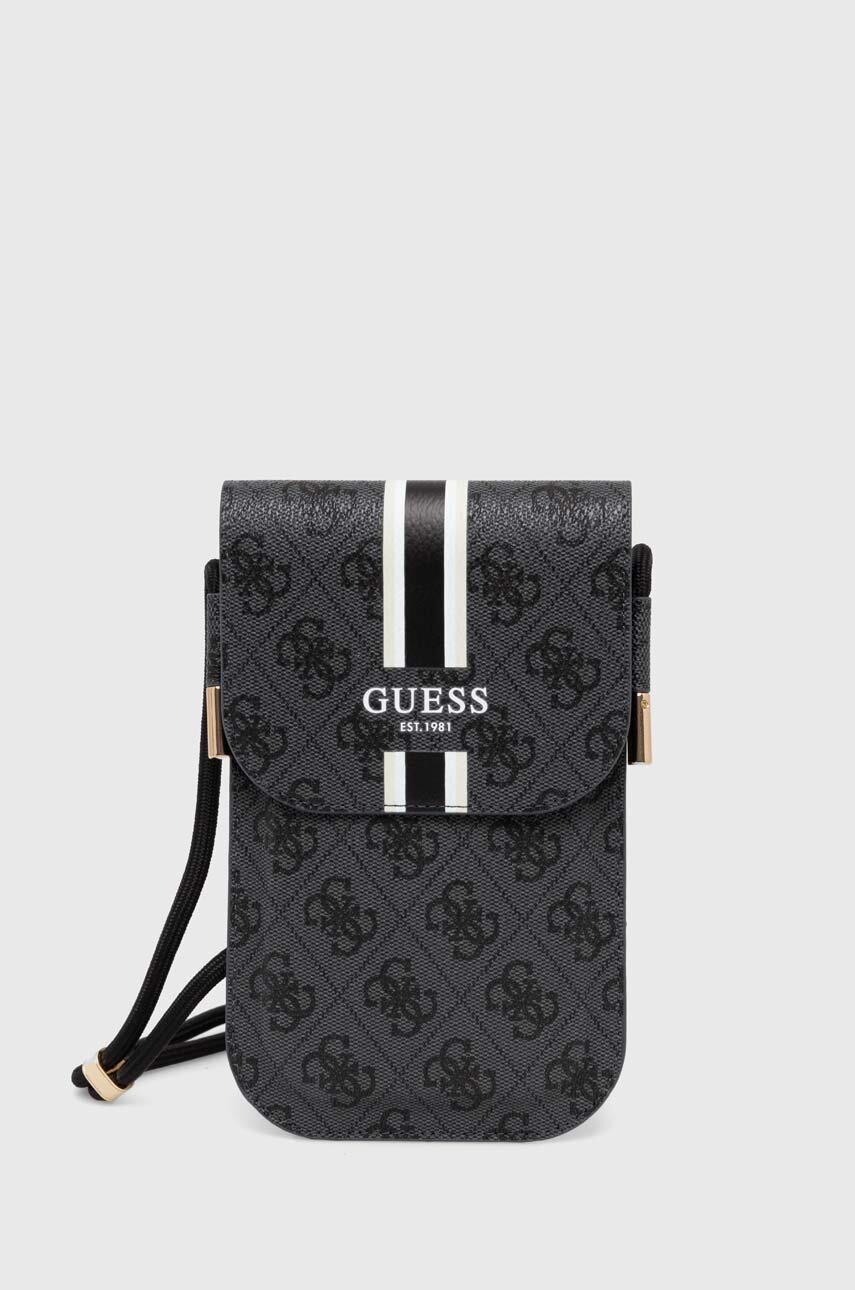 

Калъф за телефон Guess в сиво, Сив