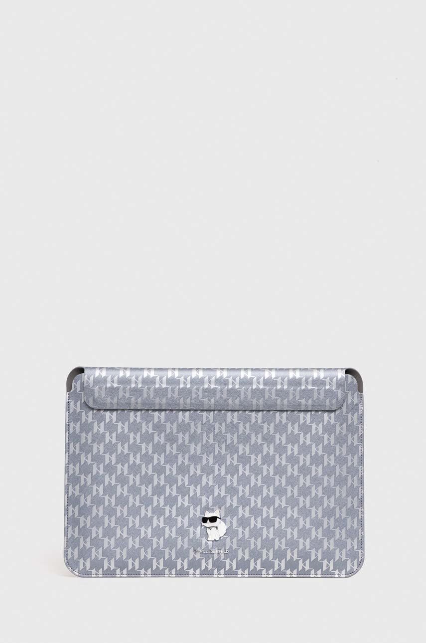 Levně Obal na notebook Karl Lagerfeld stříbrná barva