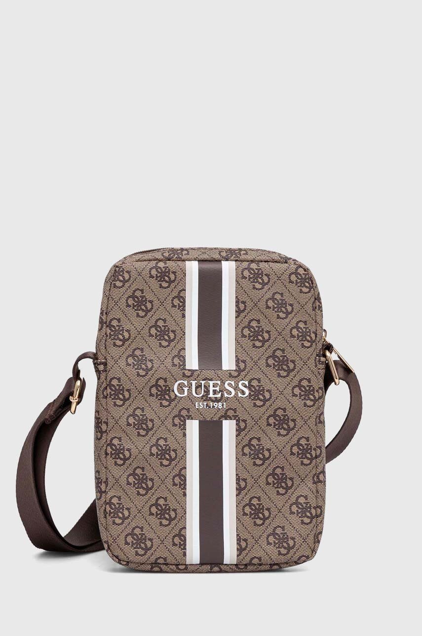 

Чанта през рамо Guess в кафяво, Кафяв