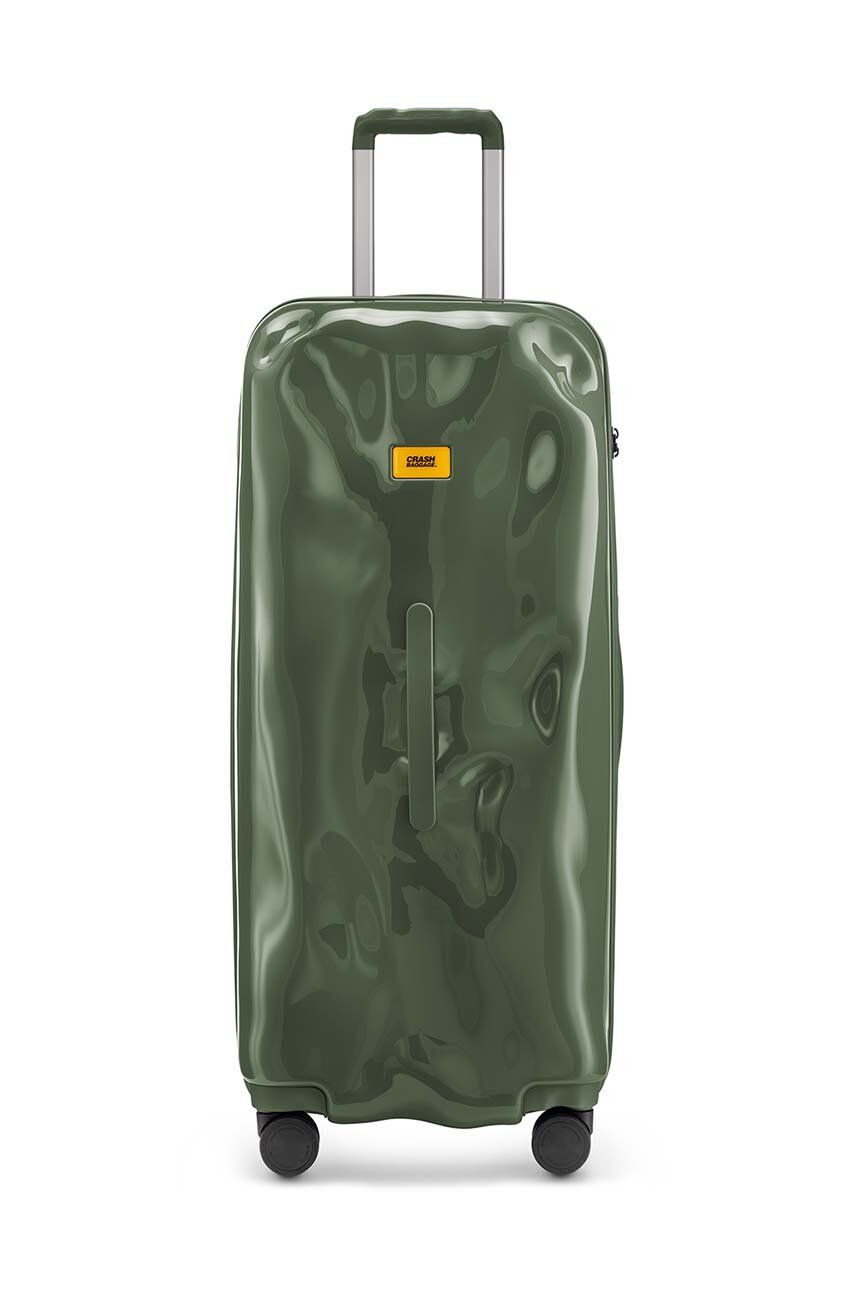 Crash Baggage valiza TRUNK Large Size culoarea verde, CB169