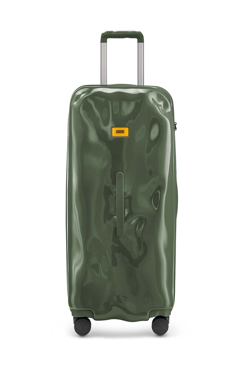 Crash Baggage valiza TRUNK Large Size  82x41x38 cm culoarea verde, CB169
