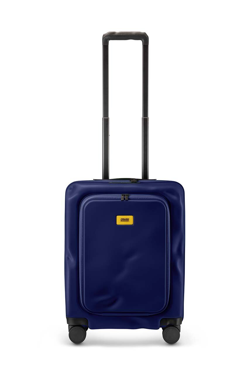 Crash Baggage valiza SMART Small Size culoarea albastru marin, CB241