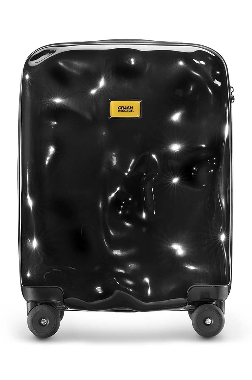 Crash Baggage valiză LUNAR Small Size 55x40x22 cm culoarea negru, CB231 Crash Baggage valiză LUNAR Small Size 55x40x22 cm culoarea negru, CB231
