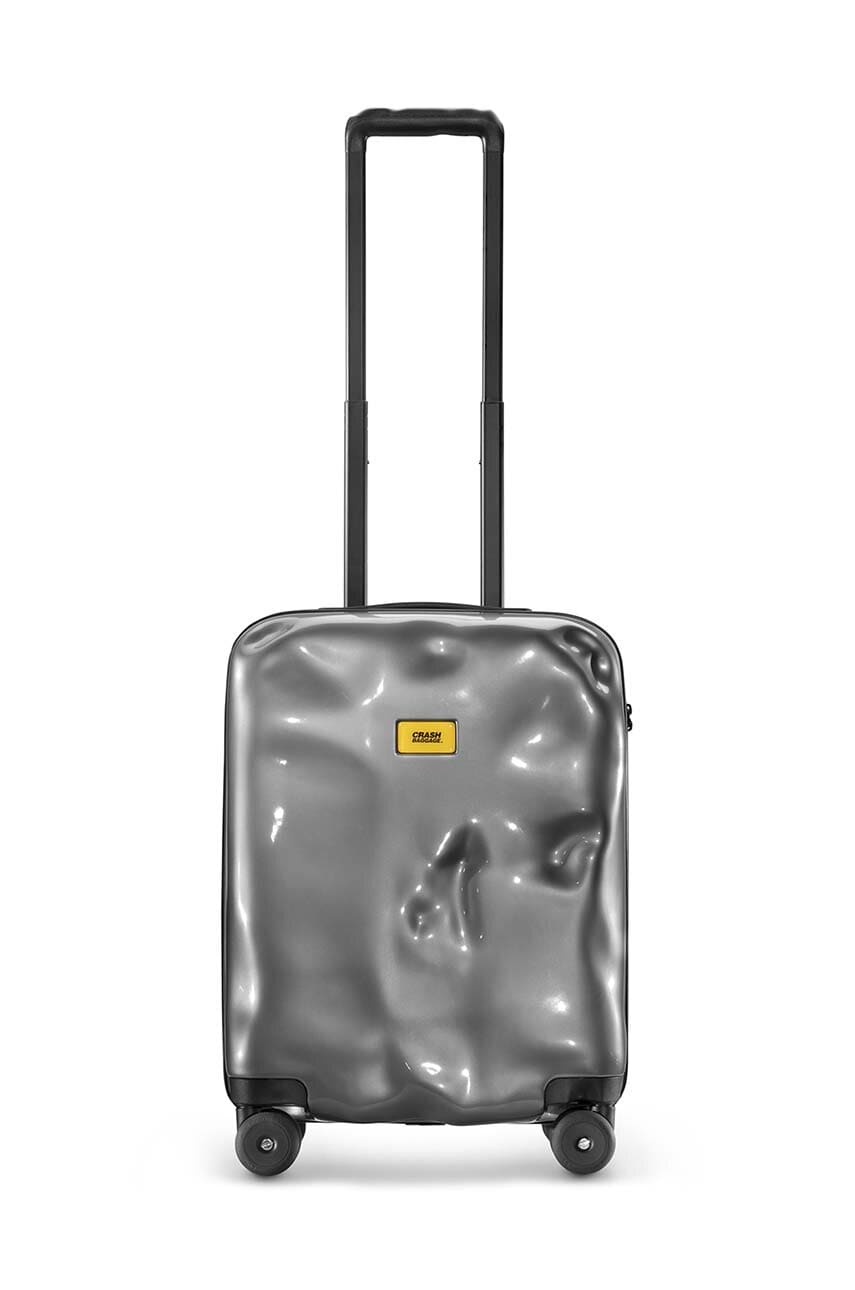 Crash Baggage valiză LUNAR Small Size 55x40x22 cm culoarea argintiu, CB231 Crash Baggage valiză LUNAR Small Size 55x40x22 cm culoarea argintiu, CB231