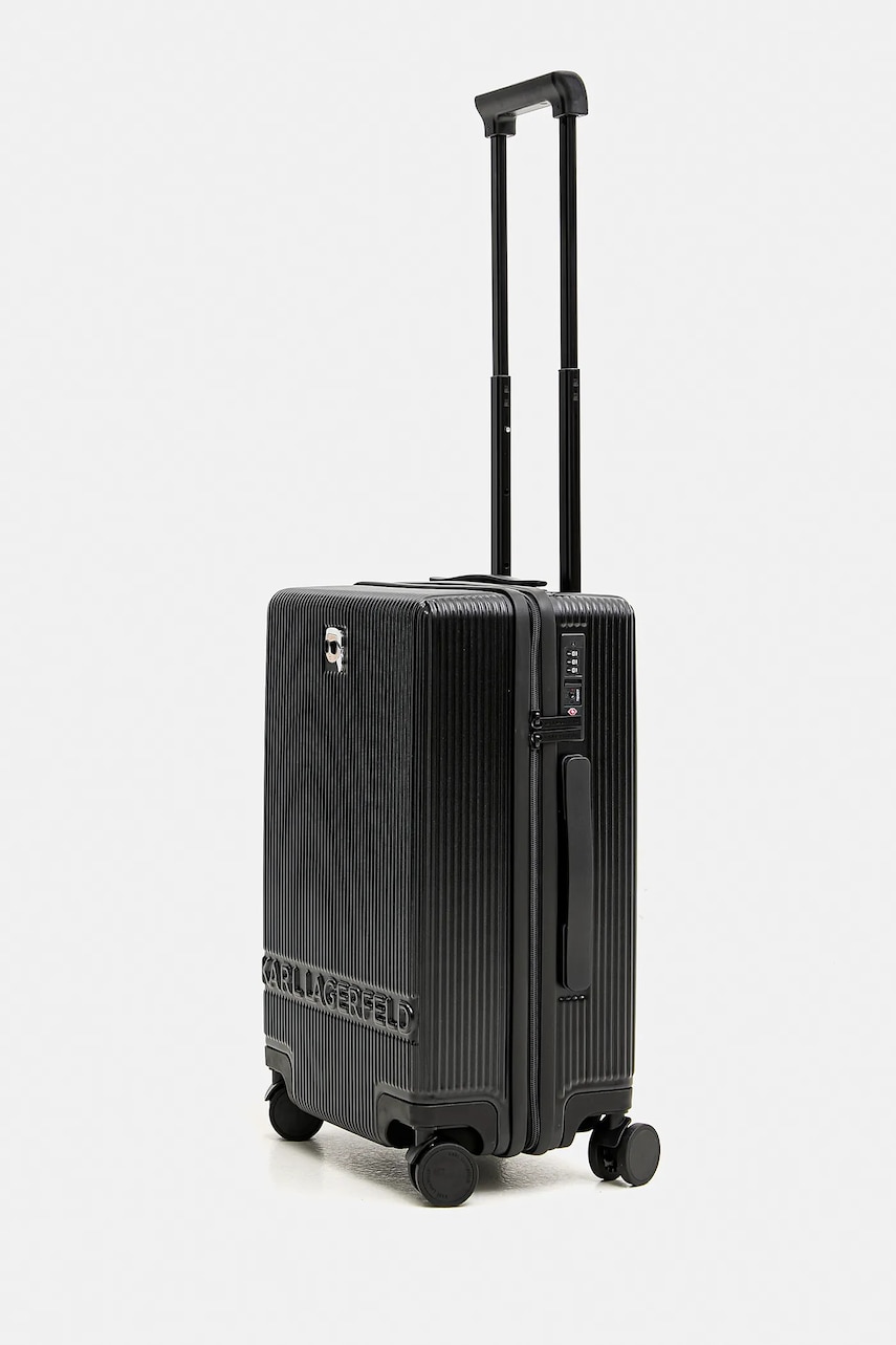 Чемодан Karl Lagerfeld 53x36x22 см цвет чёрный A1M30076 Чемодан Karl Lagerfeld 53x36x22 см цвет чёрный A1M30076