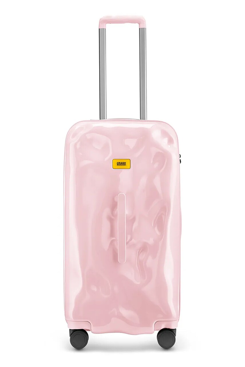 Crash Baggage valiza TRUNK  72x37x33 cm culoarea roz, CB168