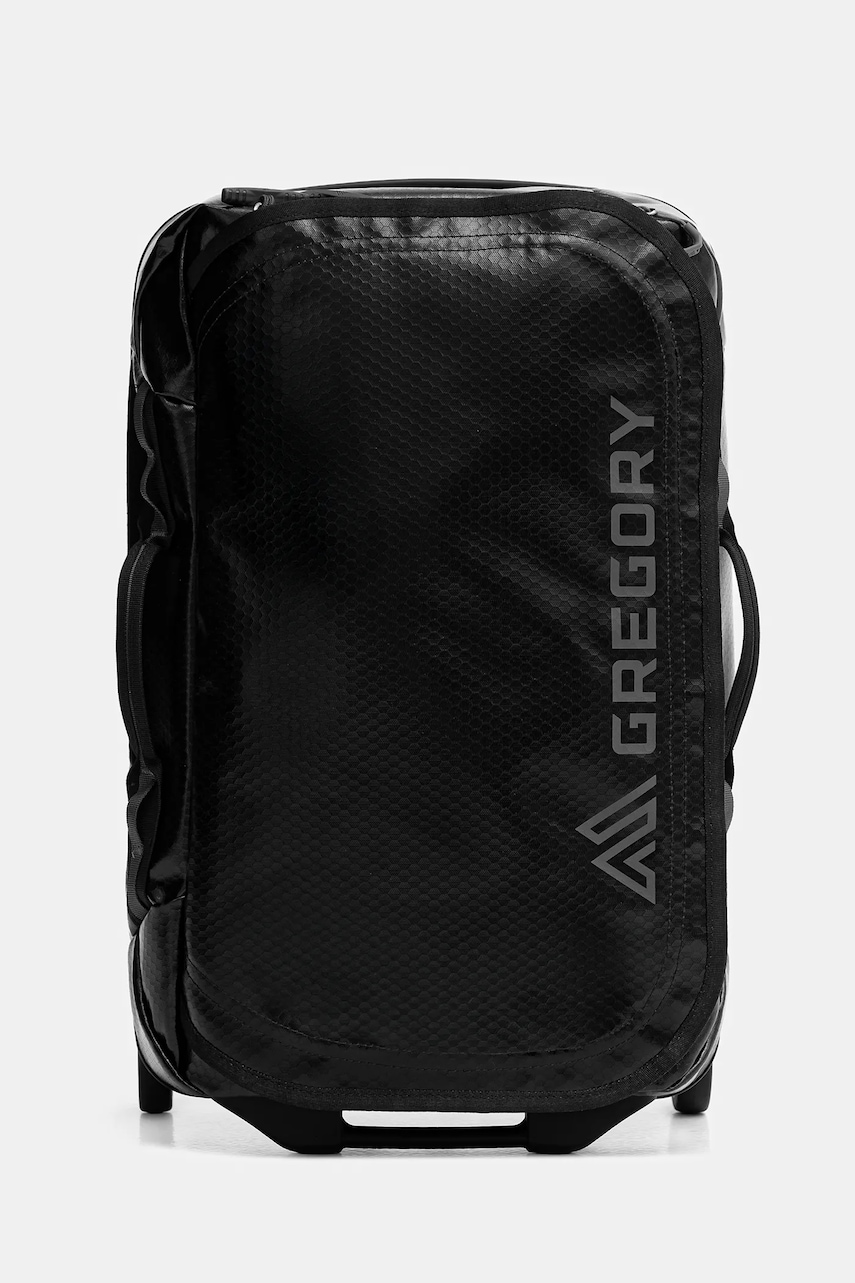Gregory valiză Alpaca 40L culoarea negru, ALPACA.WHEELED.DUFFEL.40L