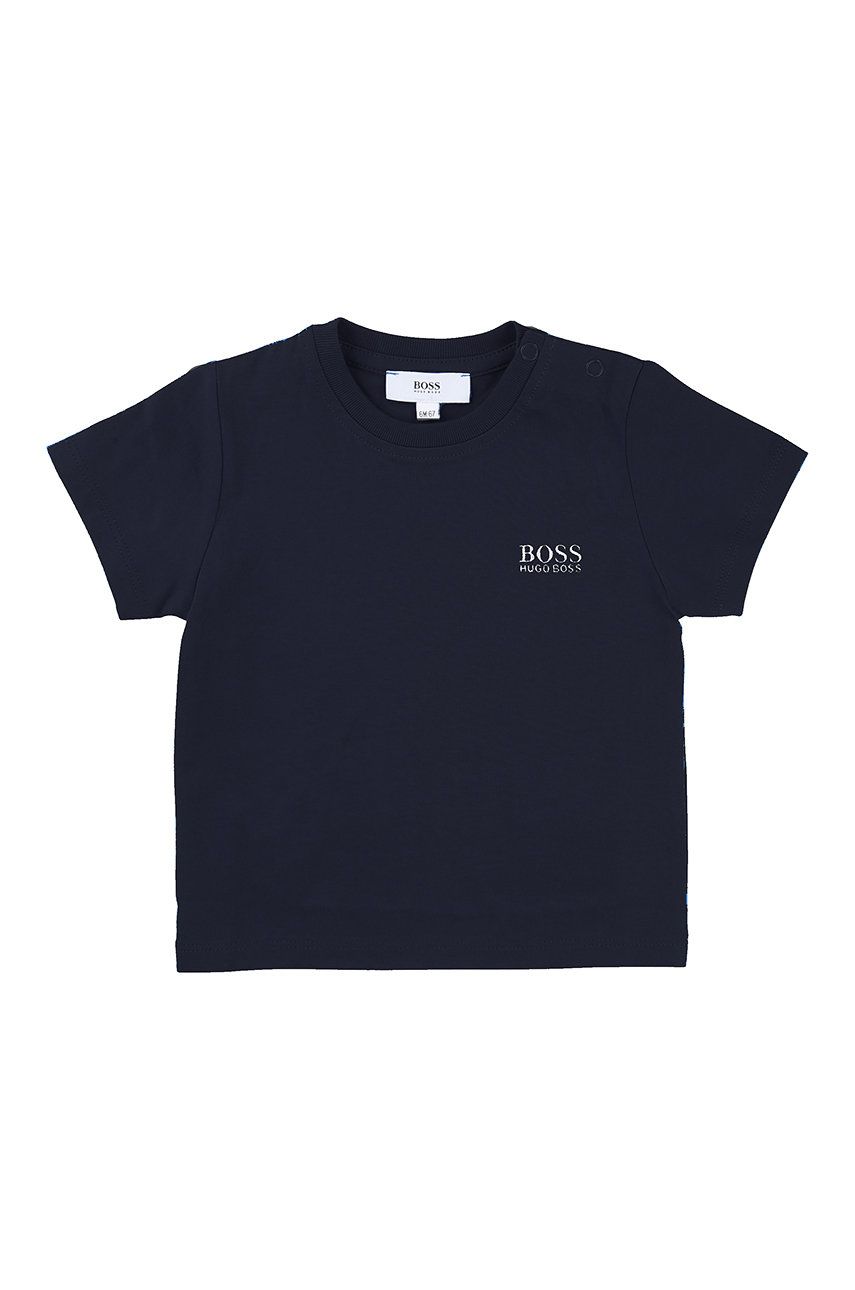 Boss - Dětské tričko 62-98 cm - námořnická modř -  100% Bavlna