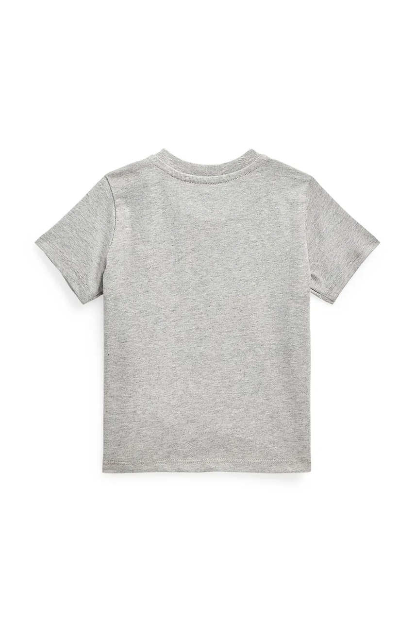 Футболка Polo Ralph Lauren цвет серый однотонная 320832904037 Футболка Polo Ralph Lauren цвет серый однотонная 320832904037