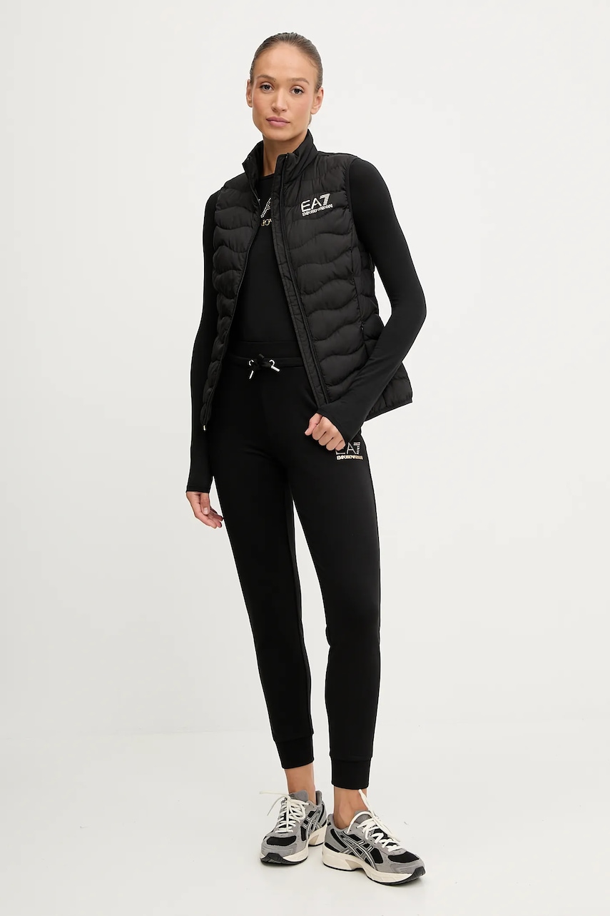 Лонгслив EA7 Emporio Armani женский цвет чёрный Лонгслив EA7 Emporio Armani женский цвет чёрный