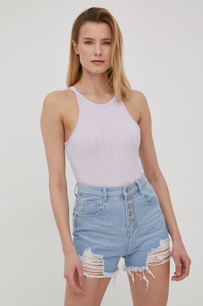 Vila top femei, culoarea violet