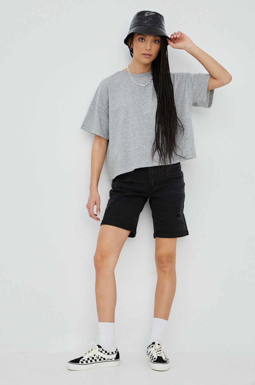 

Футболка Pieces женский цвет серый