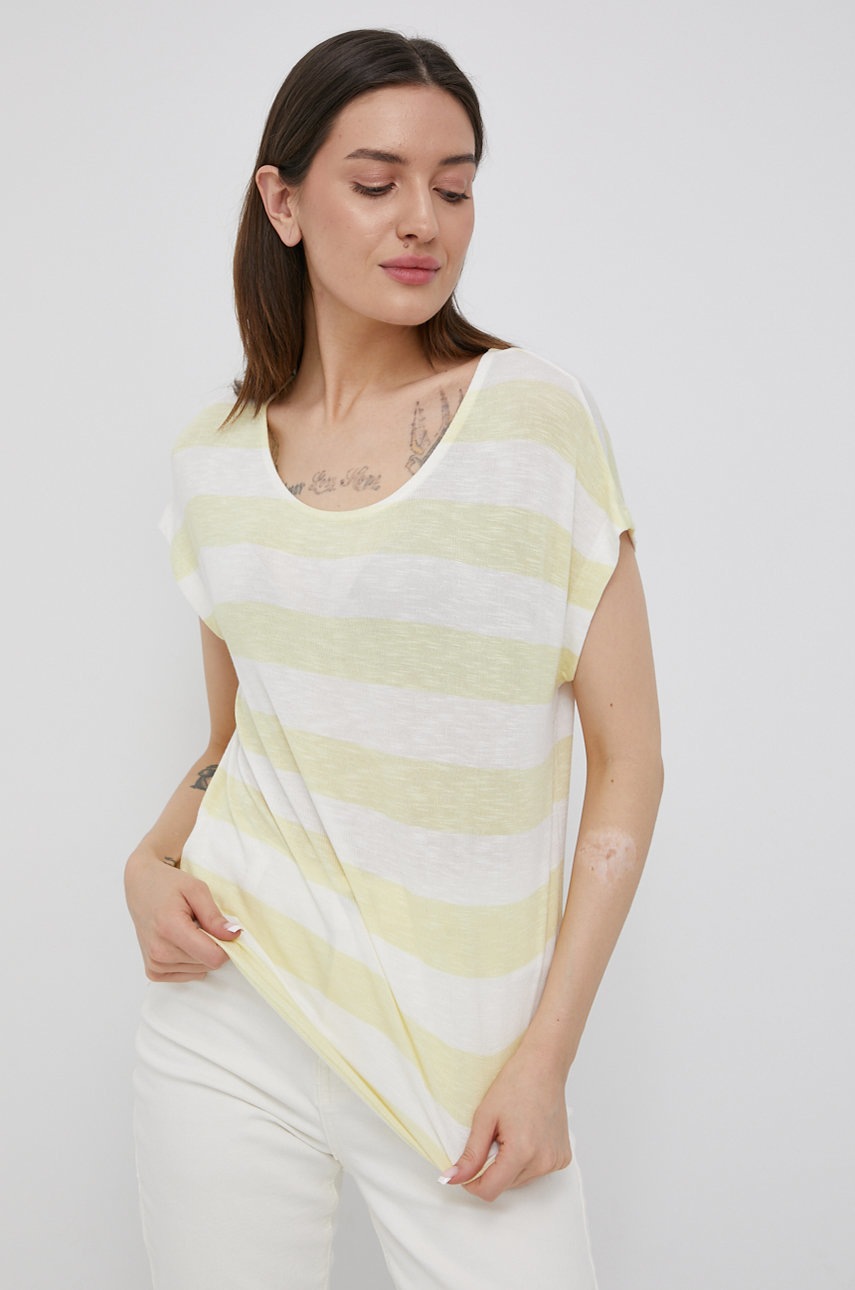 

Тениска Vero Moda дамски в жълто, Жълт